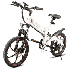 Samebike 20ZANCHE Mini Electric Bike Moped Bicycle 48V Electric Bike 350W Motor 10Ah Battery Smart Folding Electric Bicycle