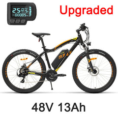 MZZK 21 Speed Electric Mountain Bike 27.5 Inch Ebike 48V 13Ah Lithium-Ion Battery Disc Brakes