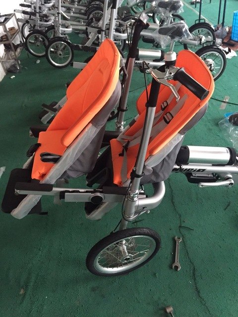 8 Series Thunder Sub-Nucia Electric parent-child bicycle twin baby Stroller Baby stroller bike  taga  bike ,shimano roller