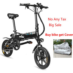 FIIDO D2 Electric Bicycle Smart Folding Bike Electric Moped Pedal Bicycle 7.8Ah Battery / with Double Disc Brakes EU PLUG