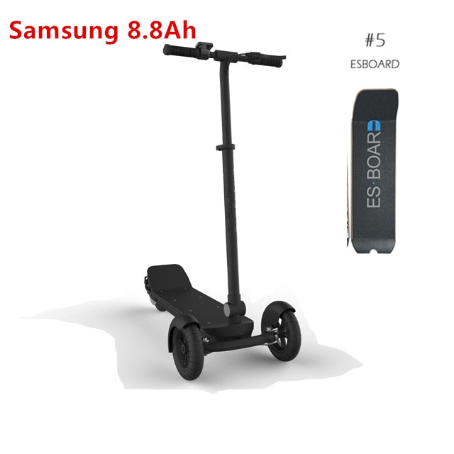 3 Wheels Foldable Electric Scooter Carbon Fiber Skateboard Samsung8.8ah/LG Battery8ah bike Kick Scooter for Children Adult