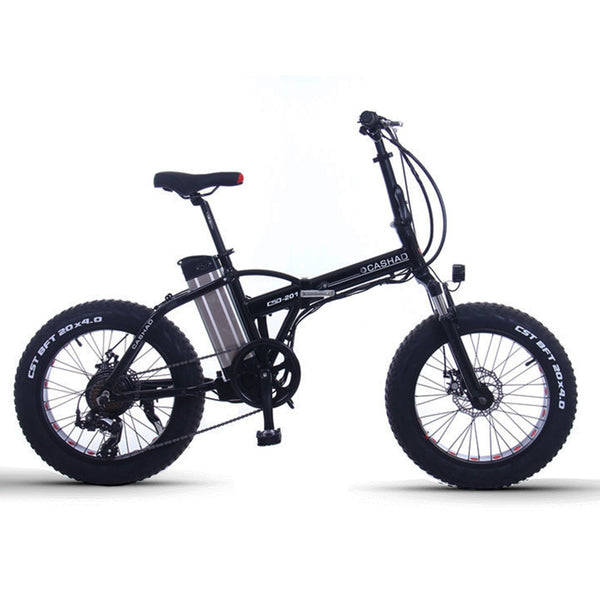 20inch Snow electric bicycle folding fat e-bike 48V lithium battery 350w high speed rear wheel motor  electric mountian b