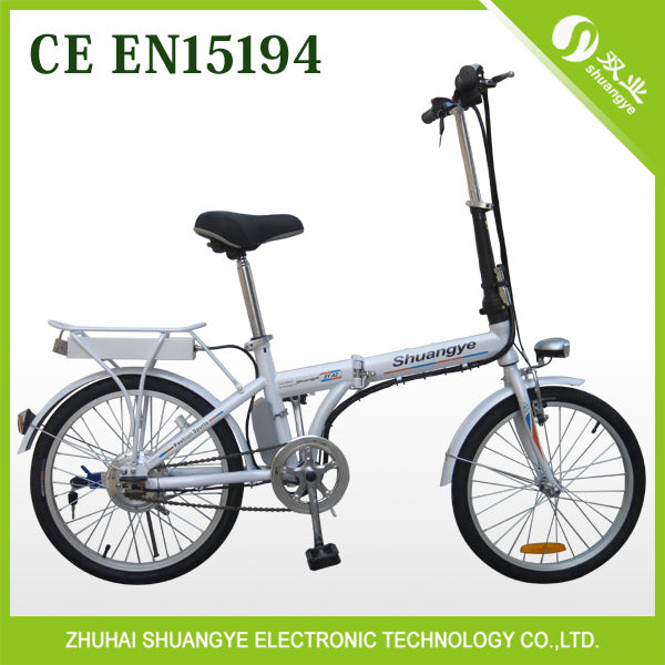 Free Shipping 36v 20" Folding Small E-Bike with Pedal Assistance Electric Bike for Europe