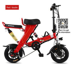 48V 500W 13 A Battery Electric Bike Folding Bike Mini 12'' e Bike With Bucket Or Back Seat Mini Electric Bike