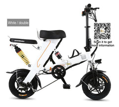 48V 500W 13 A Battery Electric Bike Folding Bike Mini 12'' e Bike With Bucket Or Back Seat Mini Electric Bike