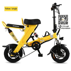 48V 500W 13 A Battery Electric Bike Folding Bike Mini 12'' e Bike With Bucket Or Back Seat Mini Electric Bike