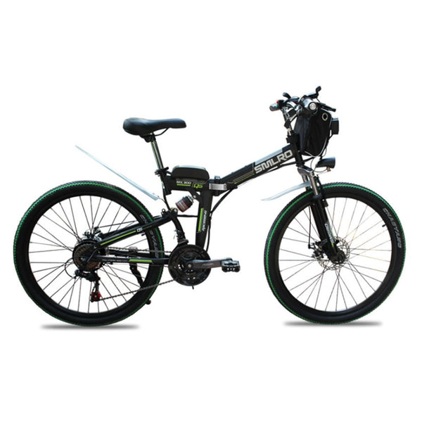 21 speed electric bicycle folding electric bike 24 and 26inch lithium battery folding mountain bike Adults electric bike