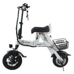 folding electric bike parent-child electric bicycle 12inch 2 people Folding portable ebike lithium battery electric bicycle