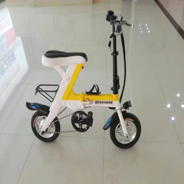 Foldable Electric Bike 48V 250w 10AH 12inch Lithium Battery Bicycle  Single Seat Cycle Aluminium alloy Ebike