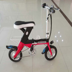 Foldable Electric Bike 48V 250w 10AH 12inch Lithium Battery Bicycle  Single Seat Cycle Aluminium alloy Ebike