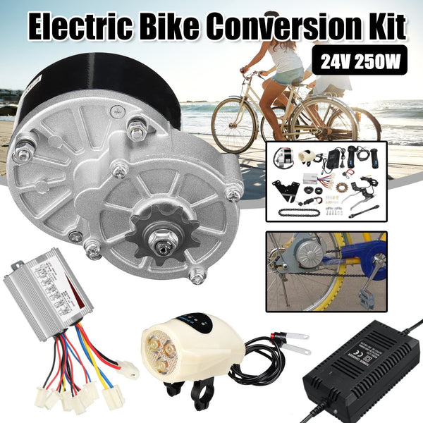 24V 250W Electric Bike Conversion Kit Controller + Charger for 22-28 Inch regular   Bicycle  Electric Bicycle Accessories
